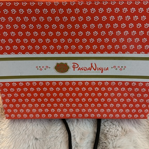 Panda Ninjia Black lace up combat boots with Zippers on side of boots. - Picture 2 of 7